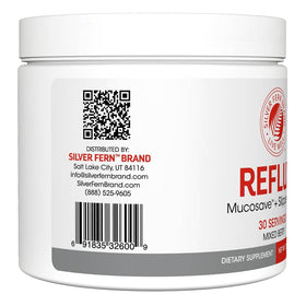 Tub de Silver Fern Complément Alimentaire Reflux sur fond blanc
