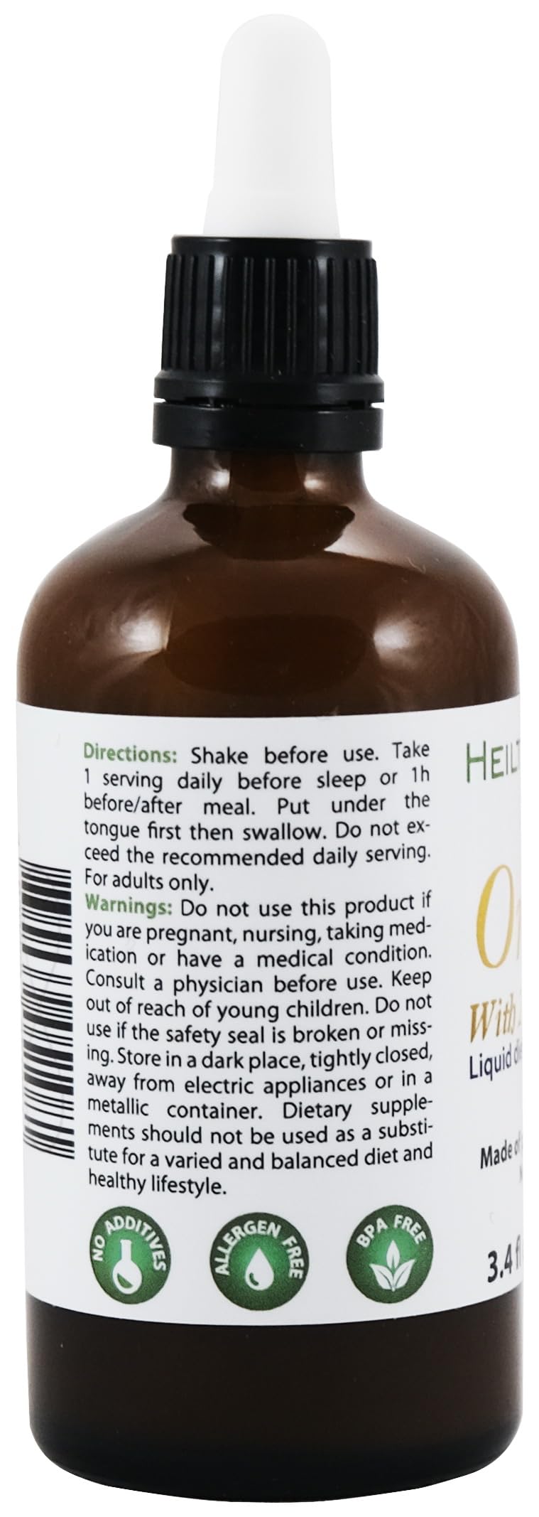 Tube en carton de protection pour Heiltropfen Ormus