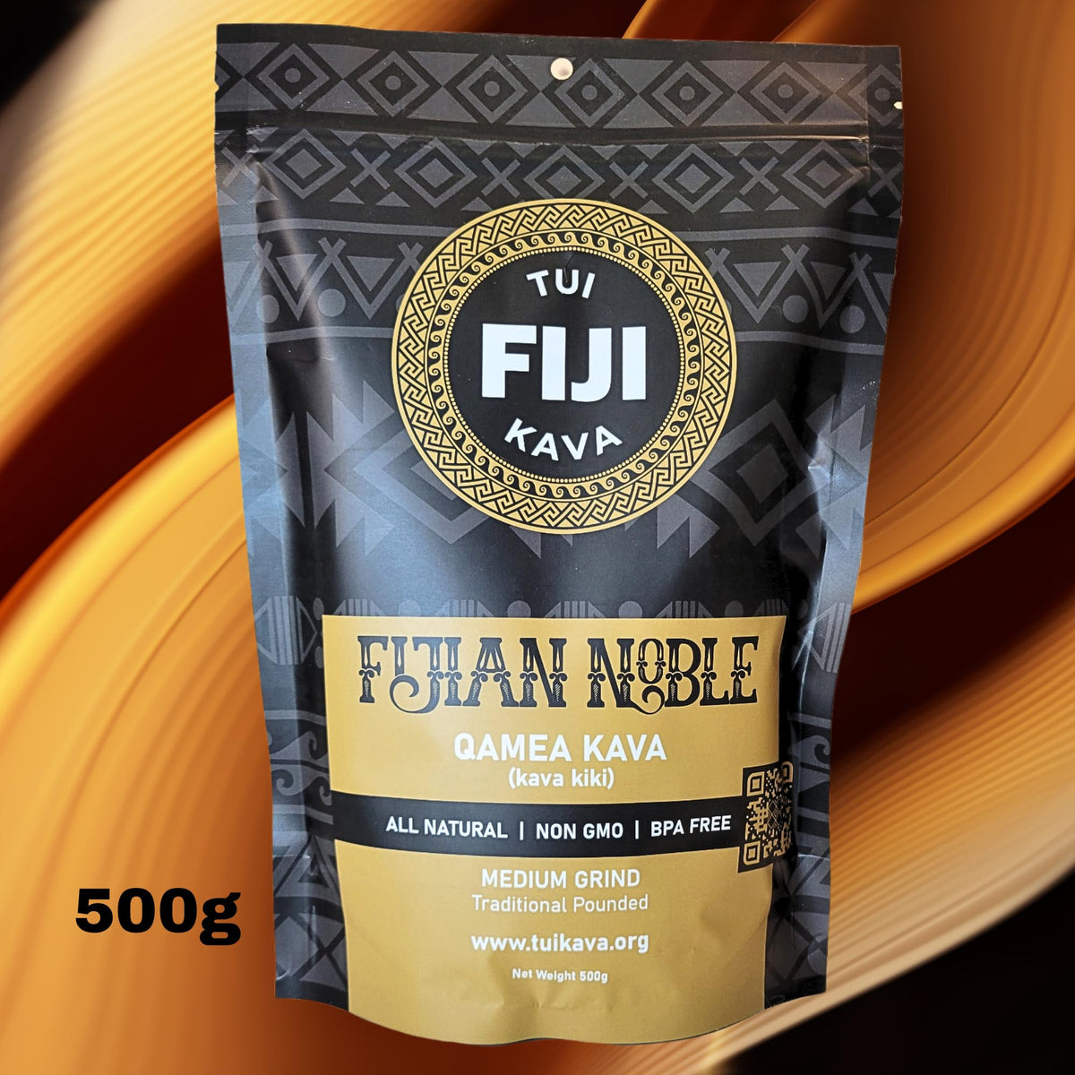 TUI KAVA Kava Kava Premium 500g - vue arrière du paquet