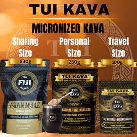 TUI KAVA Kava Micronisé 250g - mélange dans un verre