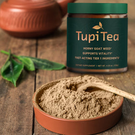 Tupi Tea Poudre de Horny Goat Weed 177g - emballage ouvert
