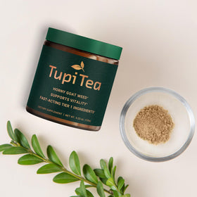 Tupi Tea Poudre de Horny Goat Weed 177g - ingrédients sur l'emballage