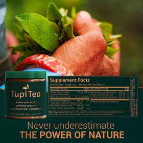 Tupi Tea Poudre de Horny Goat Weed 177g - vue arrière