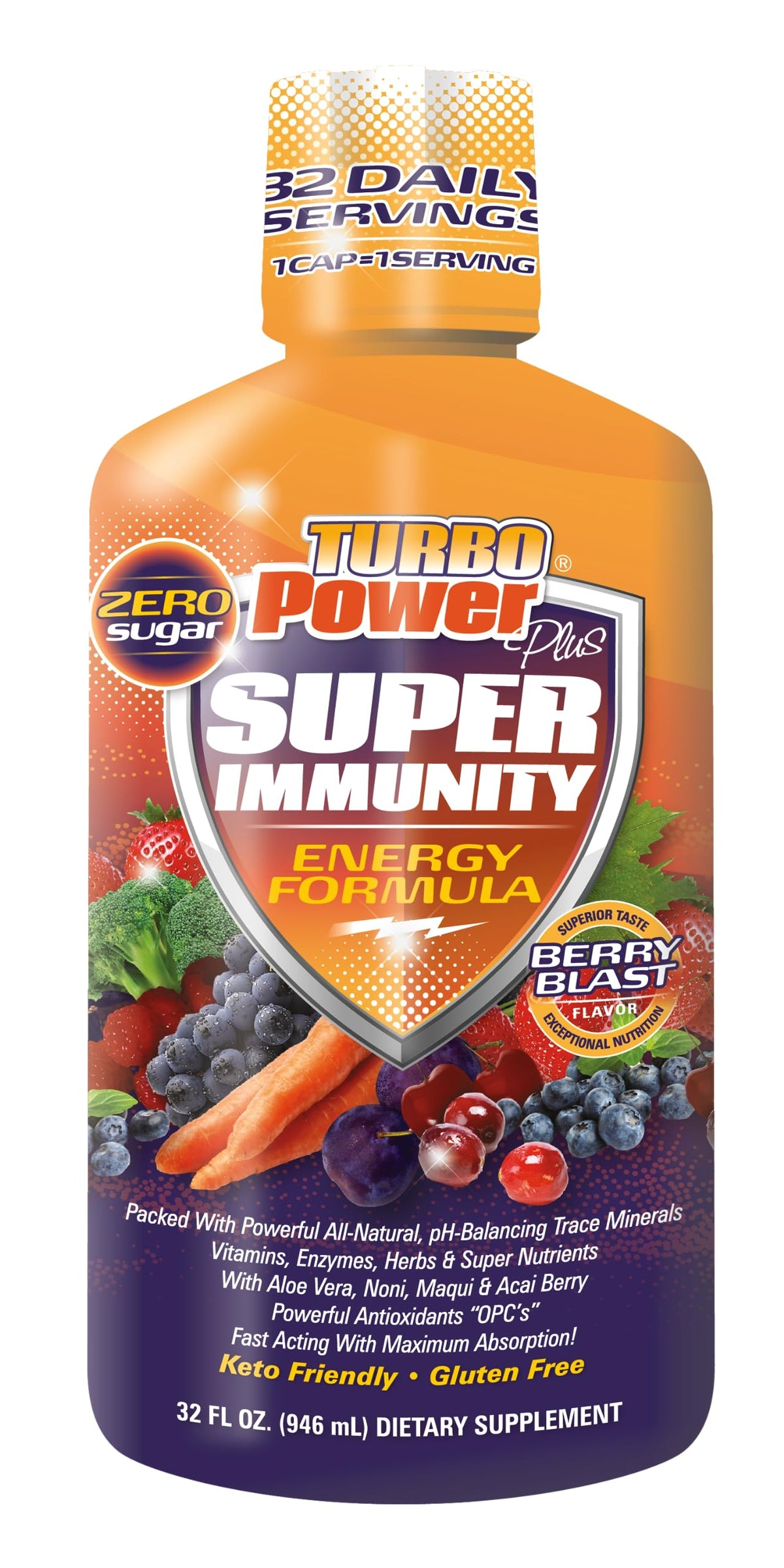 Turbo Power Complément Alimentaire Multivitamines 1080g vue avant