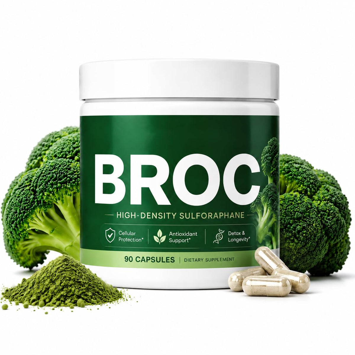 Turbonet 2.0 complément alimentaire à base de pousses de brocoli, emballage avant