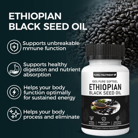 TUVAAZ gélules d'huile de cumin noir éthiopien, détail
