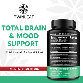 TWINLEAF NUTRITION 5-HTP 400mg dos de l'emballage