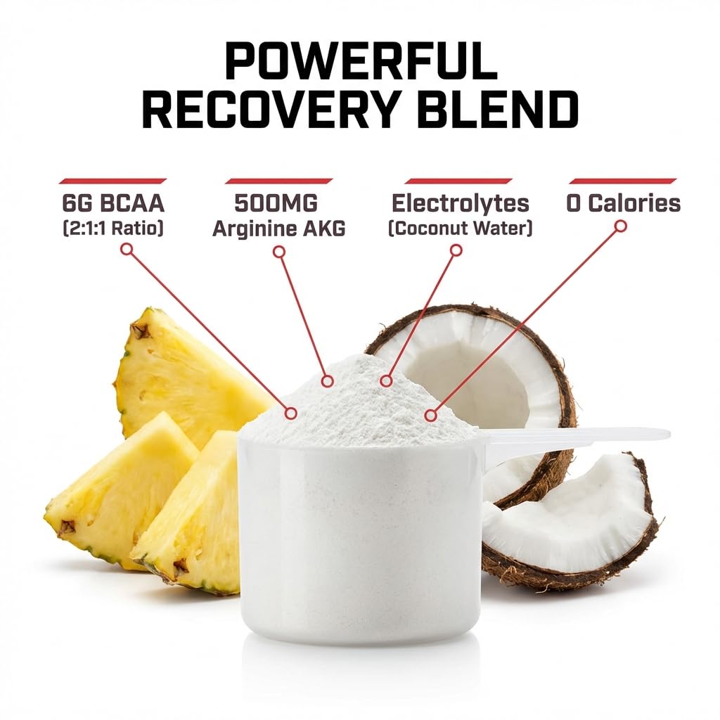 Type Zero BCAA Vegan 399g en vue rapprochée de la texture de la poudre