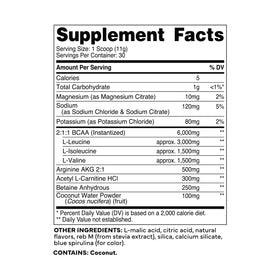 Type Zero Poudre BCAA Vegan Ultra Clean 408g Framboise Bleue en milieu sportif