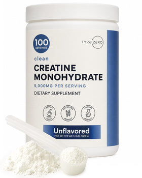 Type Zero Poudre de Créatine Monohydrate Micronisée 500g vue de face
