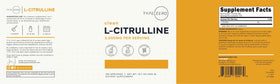 Type Zero Poudre de L-Citrulline 3000mg avec une cuillère doseuse