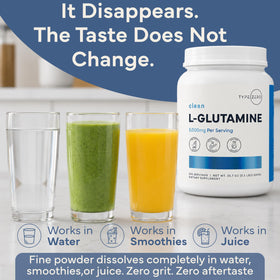 Type Zero Poudre de L-Glutamine 5000mg en utilisation