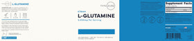 Type Zero Poudre de L-Glutamine 500g dans un shaker