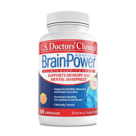 U.S.DOCTORS'CLINICAL BrainPower Advanced 60 capsules front view