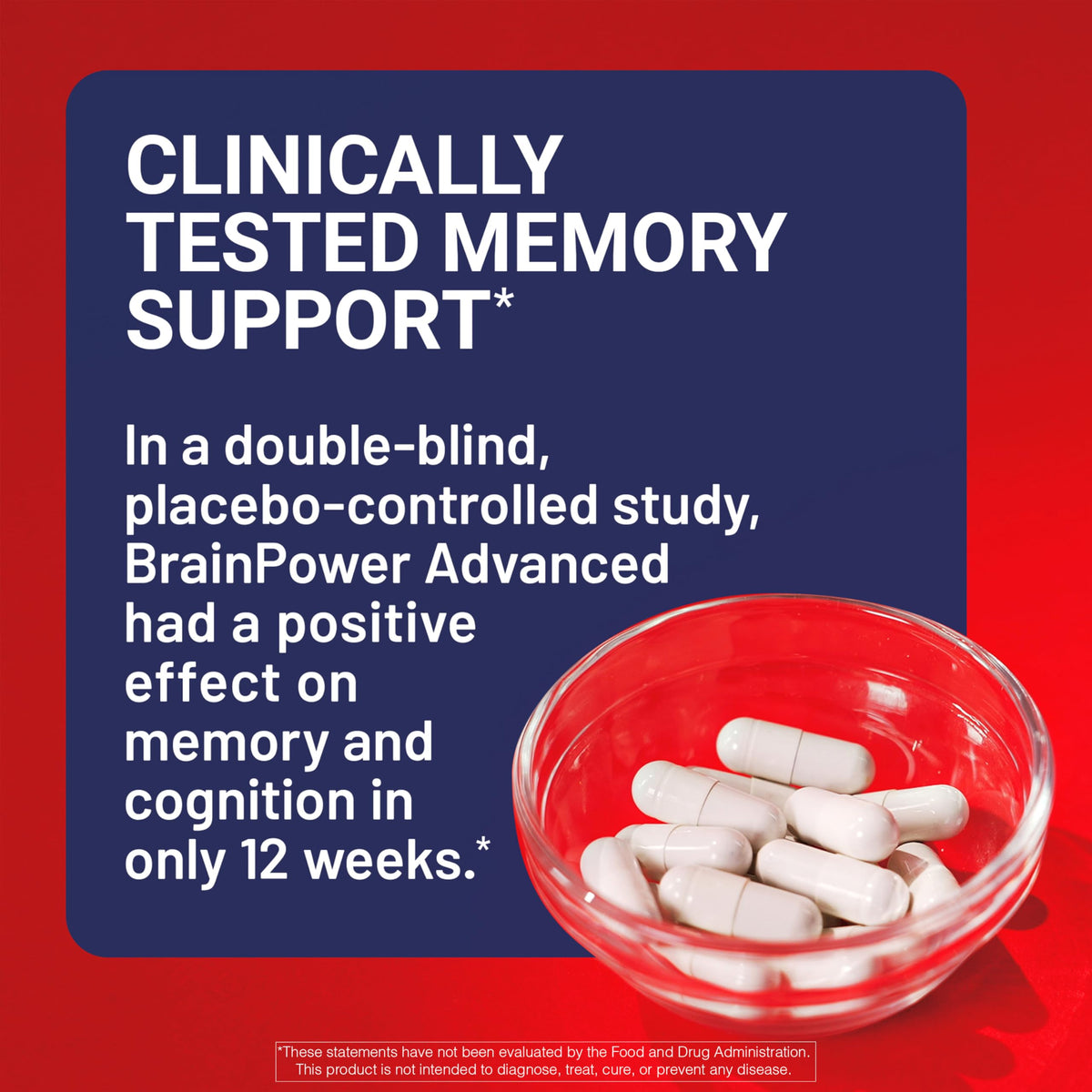 U.S.DOCTORS'CLINICAL BrainPower Advanced 60 capsules with packaging