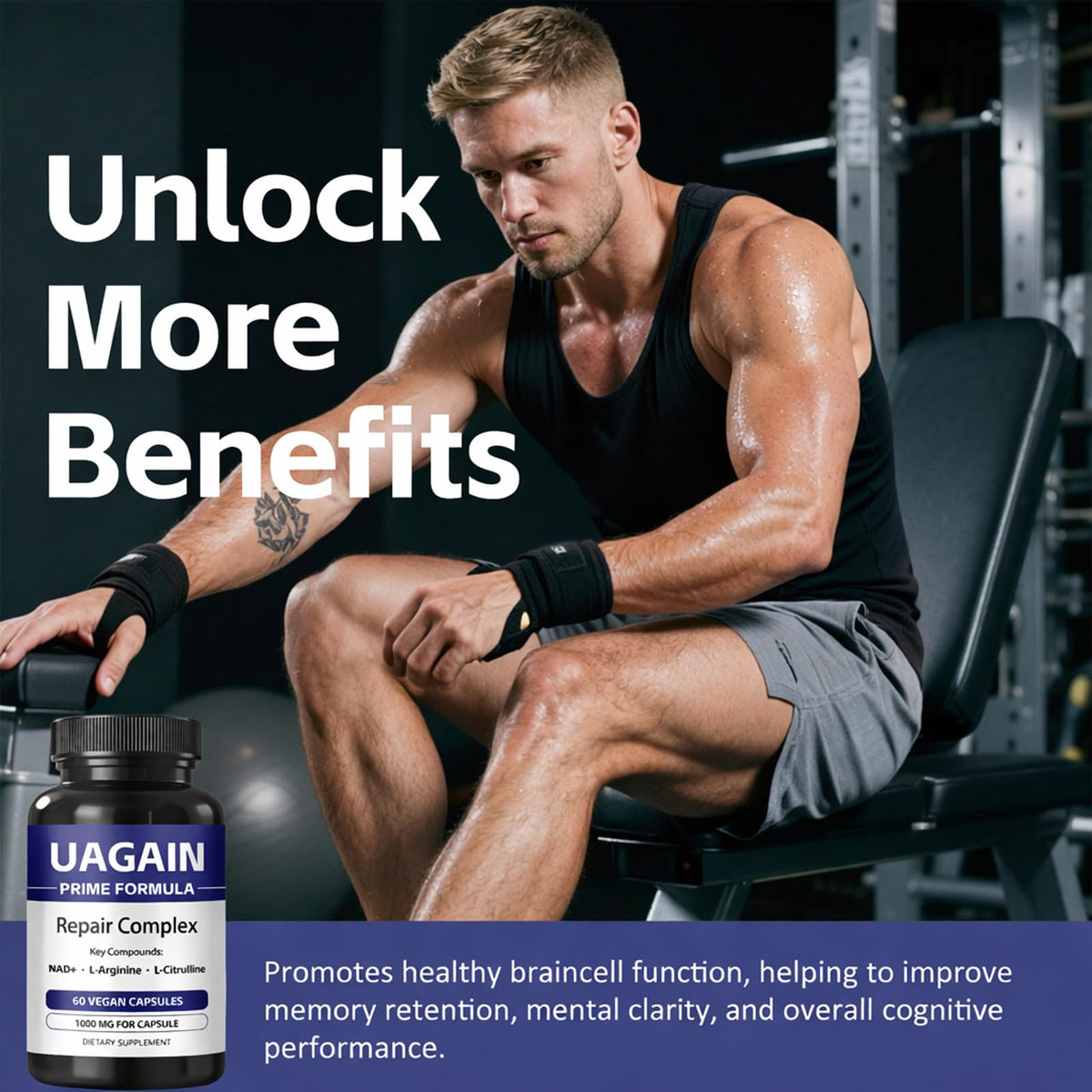 Uagain Capsules Réparatrices 60 capsules contenant les gélules