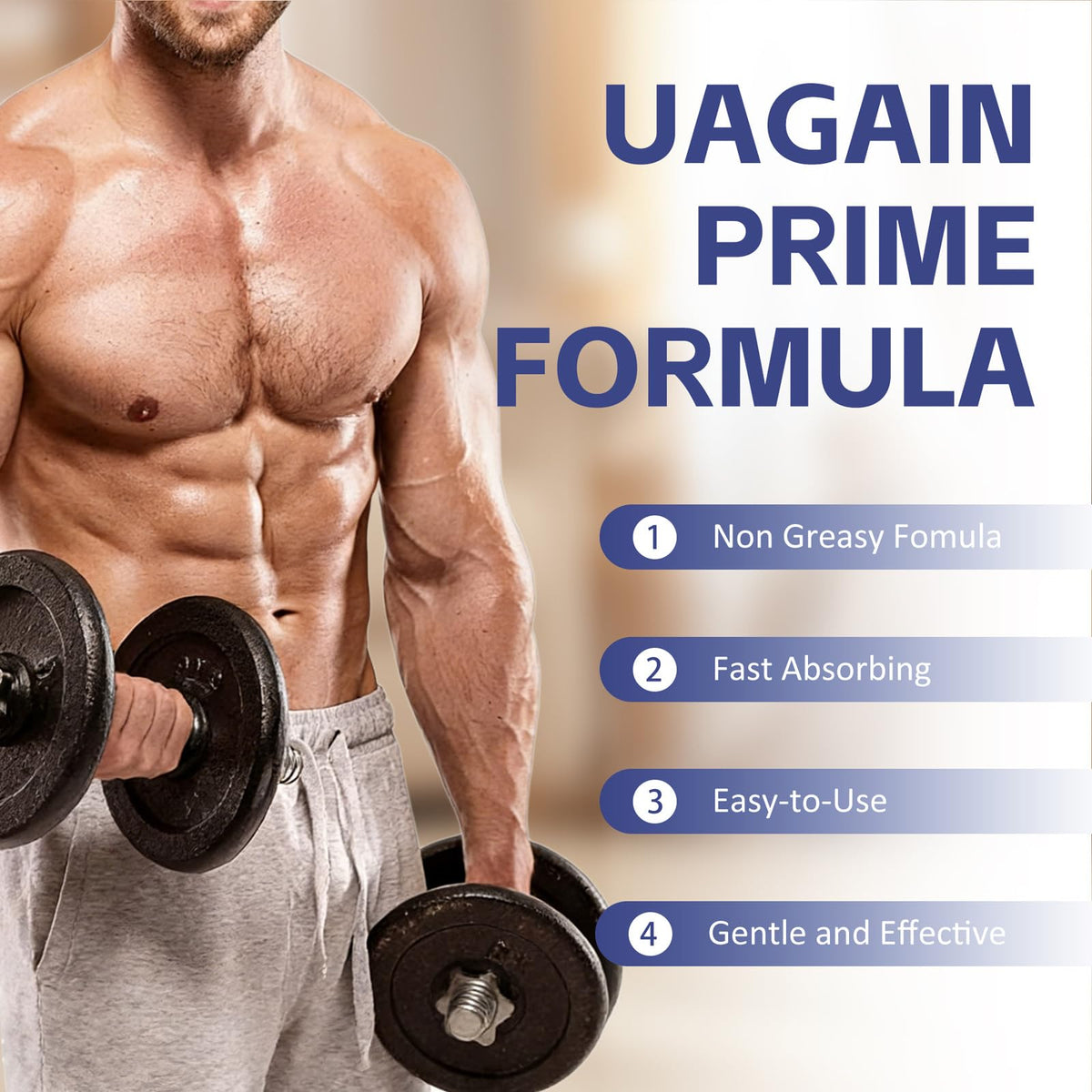 Uagain Capsules Réparatrices 60 capsules sur fond neutre