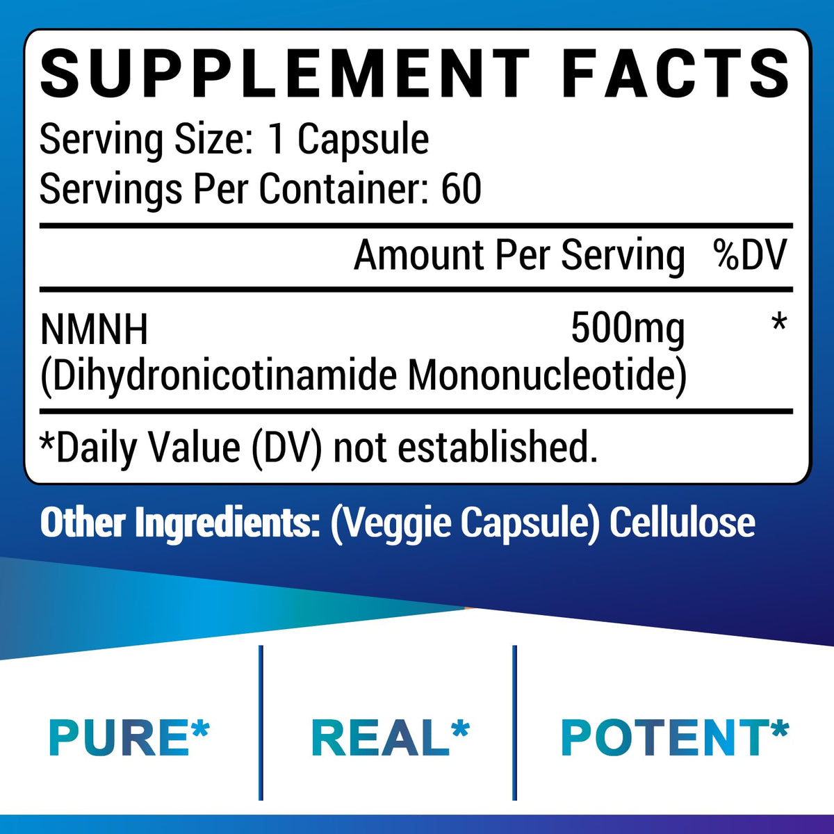 Ucessuyy NMNH 500 mg capsules dosage 500 mg