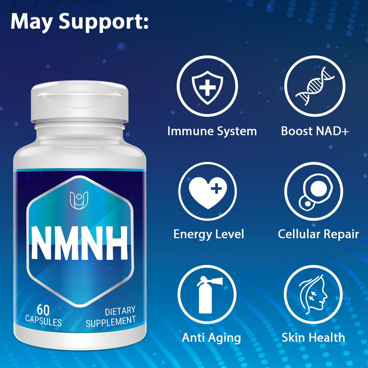 Ucessuyy NMNH capsules sur une table