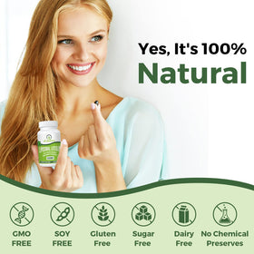 Ulmubra Luteolin Liposomal 500MG gélules ouvertes