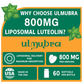 Ulmubra Luthéoline 800MG gélule à côté d'une cuillère