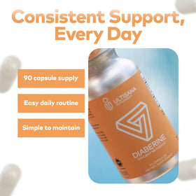 Ultisana Diaberine packaging with capsules visible