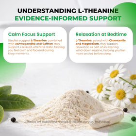 ULTRA HERBS L-Théanine capsules avec ingrédients naturels