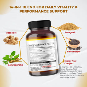 ULTRA HERBS Maca Racine 150 capsules avec étiquette