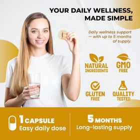 ULTRA HERBS Maca Racine 150 capsules et ingrédients naturels