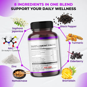ULTRA HERBS Quercétine 350 mg capsules sur une table