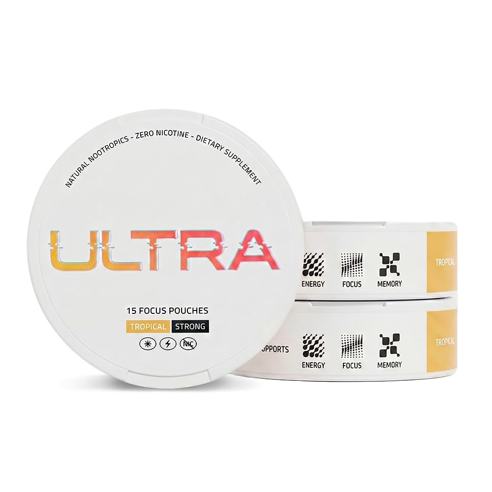 Ultra Pouches Tropical pack de 3 canettes vue de face