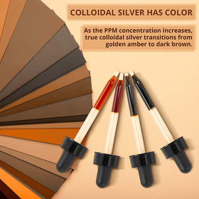 Ultra Silver Colloidal Silver 500 PPM en arrière-plan naturel
