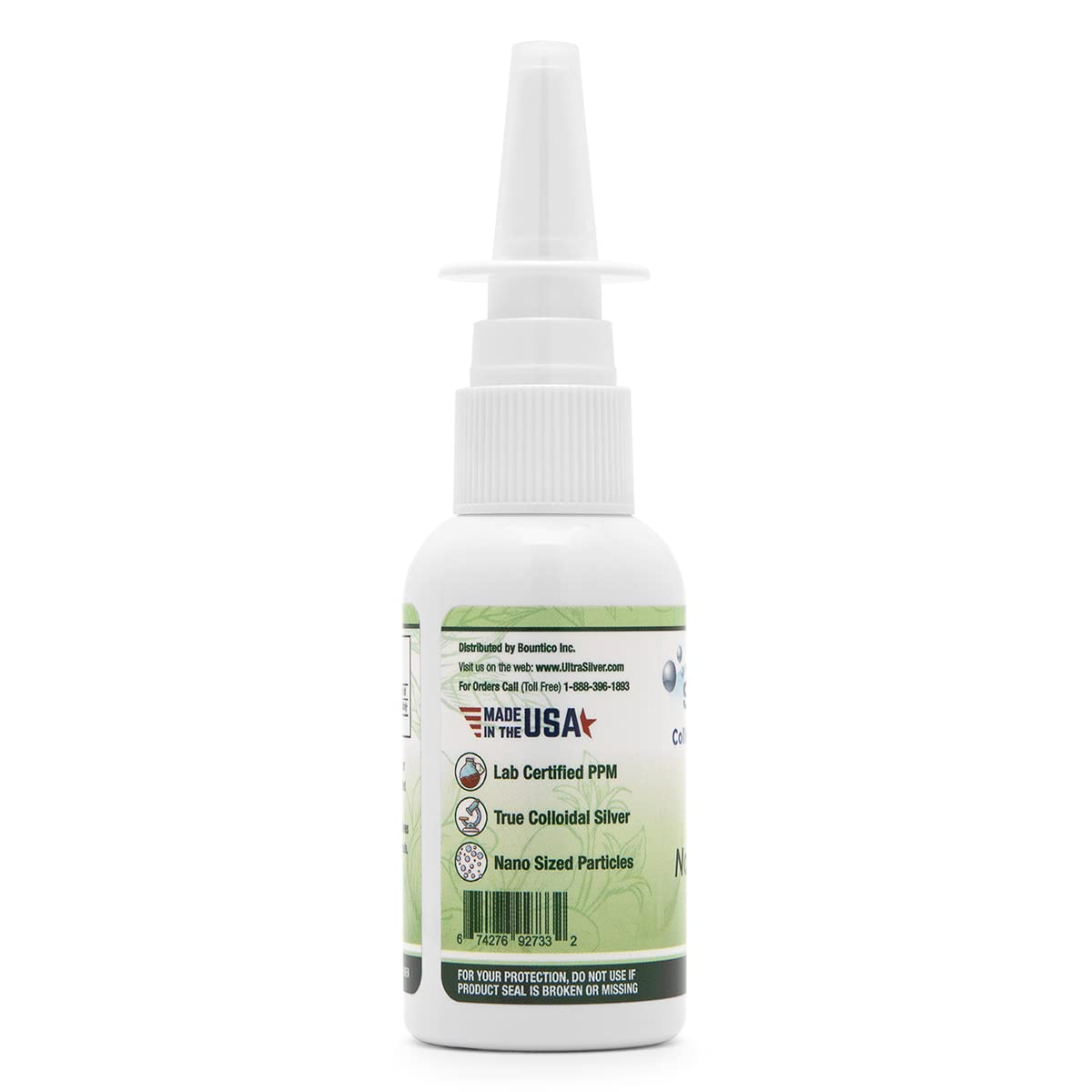 Ultra Silver spray nasal colloïdal 500 PPM avec bouchon