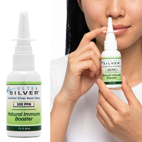 Ultra Silver spray nasal colloïdal 500 PPM avec brume visible