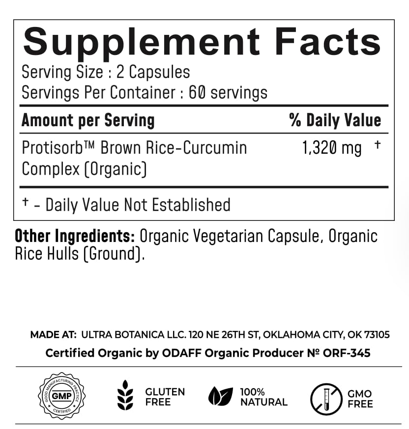UltraCur capsules de curcuma bio à côté d'une assiette de nourriture