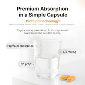 UltraCur capsules de curcuma dans une main