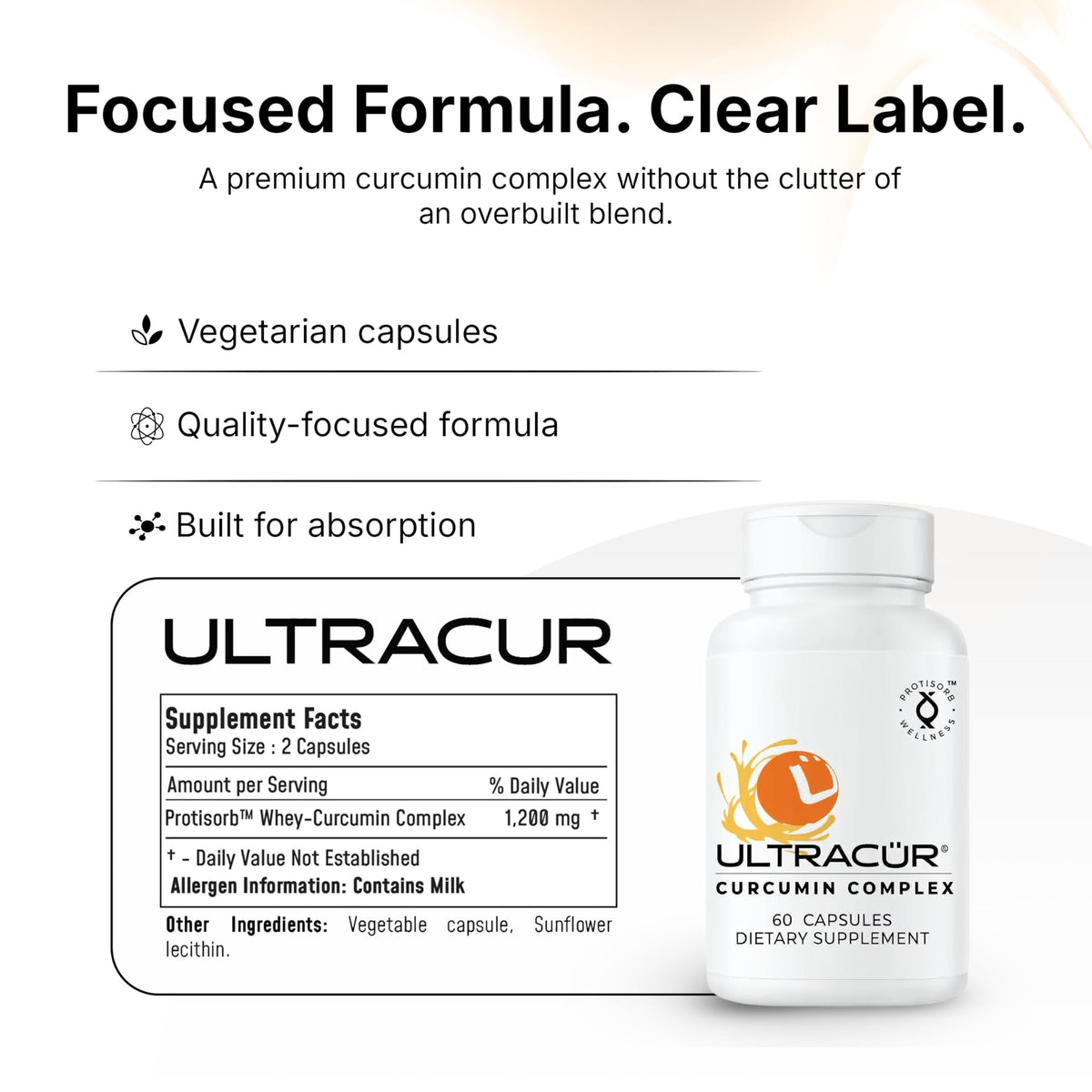 UltraCur format de capsule pour prise facile