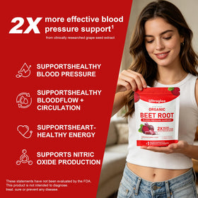 Ultraglee Beetsroot Heart Chews 60 gommes with pomegranate berry flavor