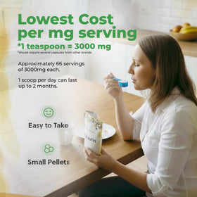UltraLaurin® Monolaurin 3000 mg granulés en cuillère