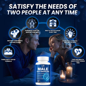 Umanu complément alimentaire masculin gélules, vue de côté