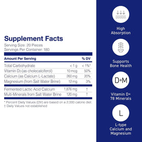Umeken L-Cal Calcium 360g avec cuillère doseuse
