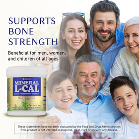Umeken L-Cal Calcium 360g étiquette avec ingrédients
