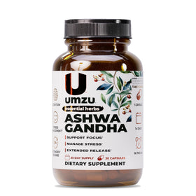 UMZU Ashwagandha complément alimentaire en capsules, vue avant