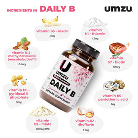 UMZU Complexe de Vitamines B 30 jours côté emballage
