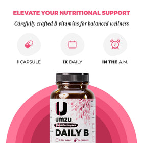 UMZU Complexe de Vitamines B 30 jours sur table