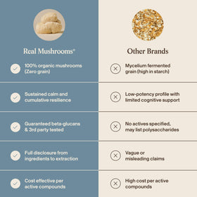 Un utilisateur prenant des capsules de champignon Reishi dans sa main
