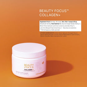 Un verre de Beauty Focus Collagen+ avec des fruits frais