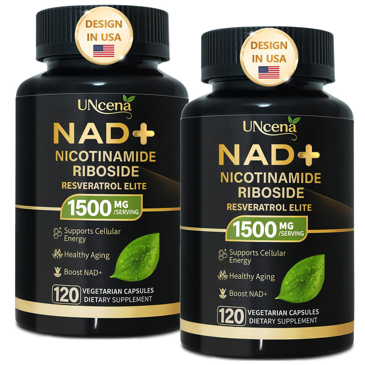 UNcena Complément Alimentaire NAD+ Liposomal 1500mg 240 Capsules vue avant