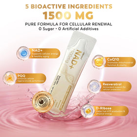 UNcena complément NAD+ 1500mg en utilisation quotidienne