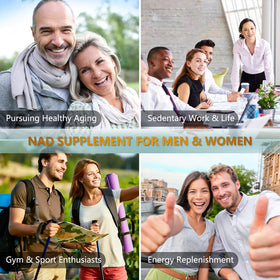 UNcena NAD+ Liposomal 1500mg avec accessoires de bien-être